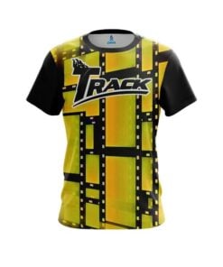 Track Movie Reel Yellow CoolWick Bowling Jersey