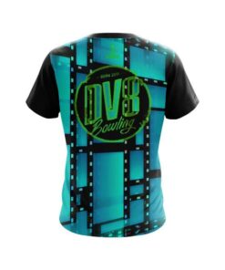 Alternative view of DV8 Movie Reel Aqua CoolWick Bowling Jersey