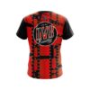 DV8 Movie Reel Orange CoolWick Bowling Jersey - Image 2