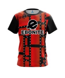 Ebonite Movie Reel Orange CoolWick Bowling Jersey