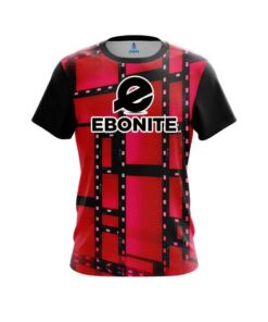 Ebonite Movie Reel Red CoolWick Bowling Jersey