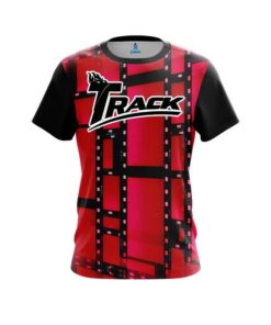 Track Movie Reel Red CoolWick Bowling Jersey