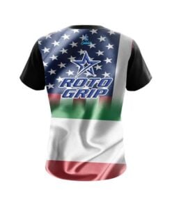 Alternative view of Roto Grip USA Italian Flag CoolWick Bowling Jersey