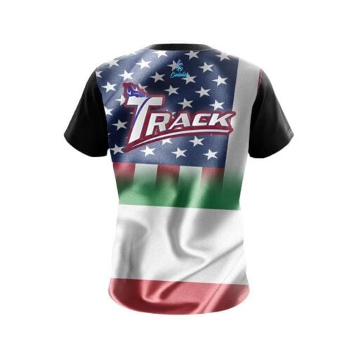 Track USA Italian Flag CoolWick Bowling Jersey - Image 2