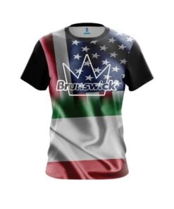 Brunswick USA Italian Flag CoolWick Bowling Jersey