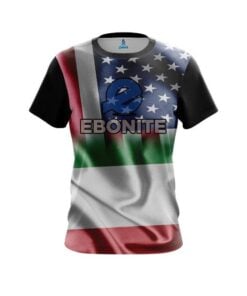 Ebonite USA Italian Flag CoolWick Bowling Jersey