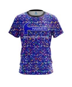 Hammer Kaleidoscope Blue CoolWick Bowling Jersey
