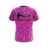 Hammer Kaleidoscope Pink CoolWick Bowling Jersey - Image 2