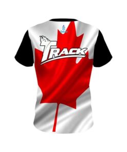 Alternative view of Track Canadian Flag CoolWick Bowling Jersey