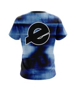 Alternative view of Ebonite Canvas Blue CoolWick Bowling Jersey