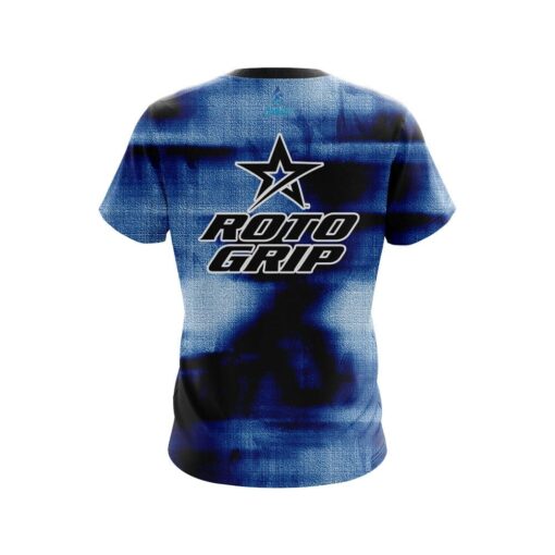 Roto Grip Canvas Blue CoolWick Bowling Jersey - Image 2