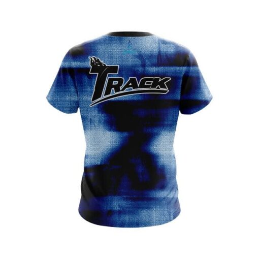 Track Canvas Blue CoolWick Bowling Jersey - Image 2
