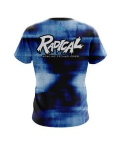 Alternative view of Radical Canvas Blue CoolWick Bowling Jersey