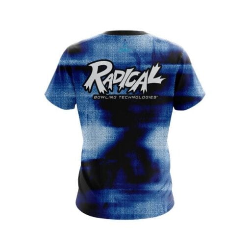 Radical Canvas Blue CoolWick Bowling Jersey - Image 2