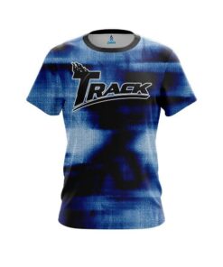 Track Canvas Blue CoolWick Bowling Jersey