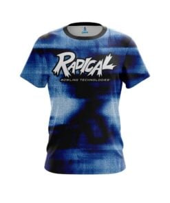 Radical Canvas Blue CoolWick Bowling Jersey