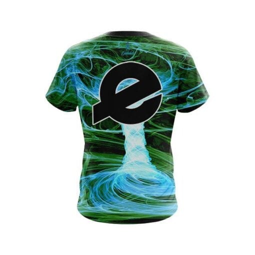 Ebonite Electrical Tornado Green CoolWick Bowling Jersey - Image 2