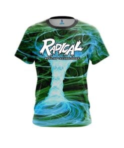 Radical Electrical Tornado Green CoolWick Bowling Jersey