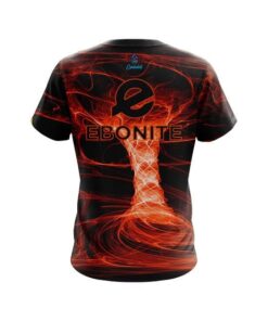Alternative view of Ebonite Electrical Tornado Orange CoolWick Bowling Jersey