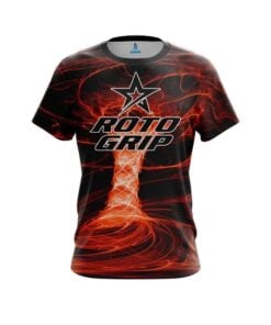 Roto Grip Electrical Tornado Orange CoolWick Bowling Jersey
