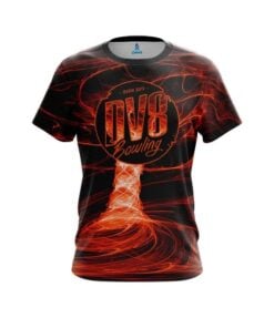 DV8 Electrical Tornado Orange CoolWick Bowling Jersey