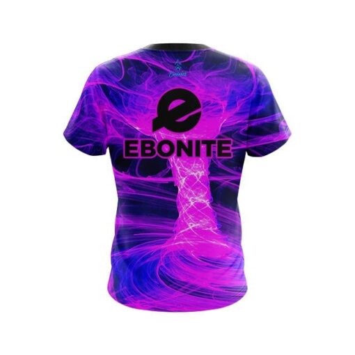 Ebonite Electrical Tornado Pink CoolWick Bowling Jersey - Image 2
