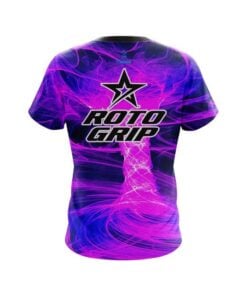 Alternative view of Roto Grip Electrical Tornado Pink CoolWick Bowling Jersey