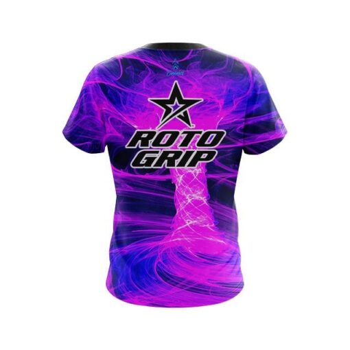 Roto Grip Electrical Tornado Pink CoolWick Bowling Jersey - Image 2
