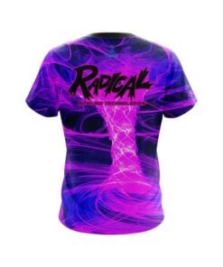 Alternative view of Radical Electrical Tornado Pink CoolWick Bowling Jersey