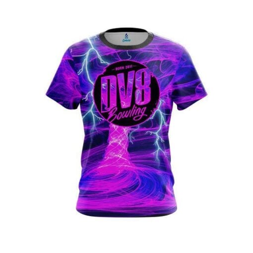 DV8 Electrical Tornado Pink CoolWick Bowling Jersey