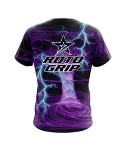Alternative view of Roto Grip Electrical Tornado Purple CoolWick Bowling Jersey