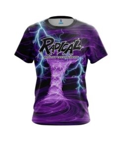 Radical Electrical Tornado Purple CoolWick Bowling Jersey