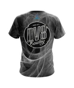 Alternative view of DV8 Energy Swirls Black CoolWick Bowling Jersey