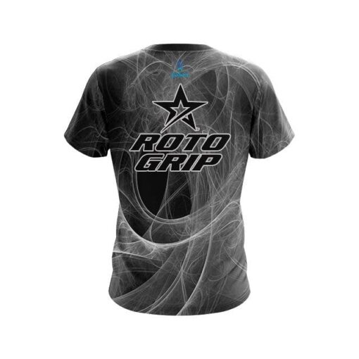 Roto Grip Energy Swirls Black CoolWick Bowling Jersey - Image 2