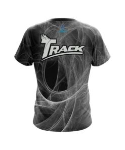 Alternative view of Track Energy Swirls Black CoolWick Bowling Jersey