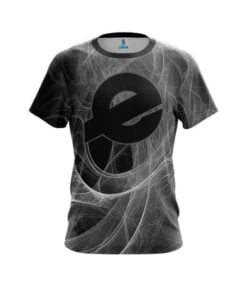 Ebonite Energy Swirls Black CoolWick Bowling Jersey