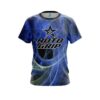 Roto Grip Energy Swirls Blue CoolWick Bowling Jersey