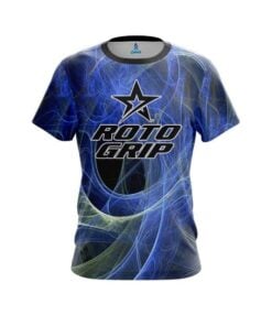 Roto Grip Energy Swirls Blue CoolWick Bowling Jersey