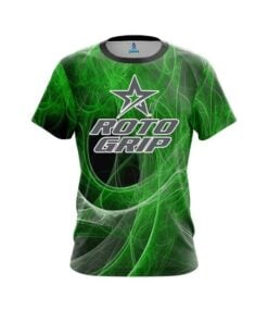 Roto Grip Energy Swirls Green CoolWick Bowling Jersey