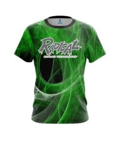 Radical Energy Swirls Green CoolWick Bowling Jersey