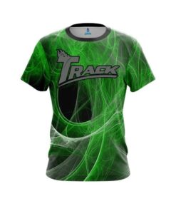 Track Energy Swirls Green CoolWick Bowling Jersey