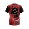 Ebonite Energy Swirls Red CoolWick Bowling Jersey - Image 2