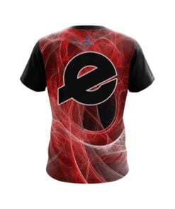 Alternative view of Ebonite Energy Swirls Red CoolWick Bowling Jersey