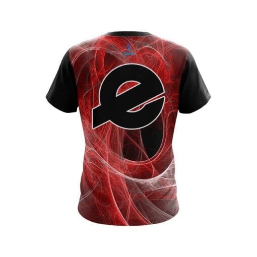 Ebonite Energy Swirls Red CoolWick Bowling Jersey - Image 2