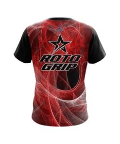 Alternative view of Roto Grip Energy Swirls Red CoolWick Bowling Jersey