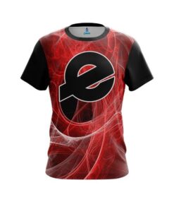 Ebonite Energy Swirls Red CoolWick Bowling Jersey