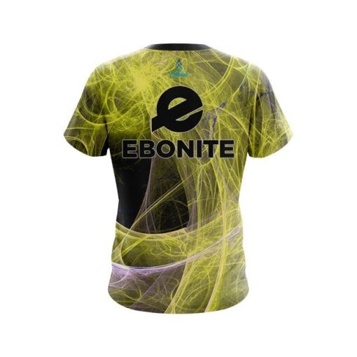 Ebonite Energy Swirls Yellow CoolWick Bowling Jersey - Image 2