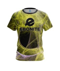 Ebonite Energy Swirls Yellow CoolWick Bowling Jersey