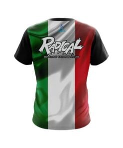 Alternative view of Radical Italian Flag CoolWick Bowling Jersey