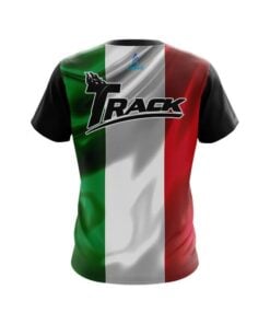 Alternative view of Track Italian Flag CoolWick Bowling Jersey